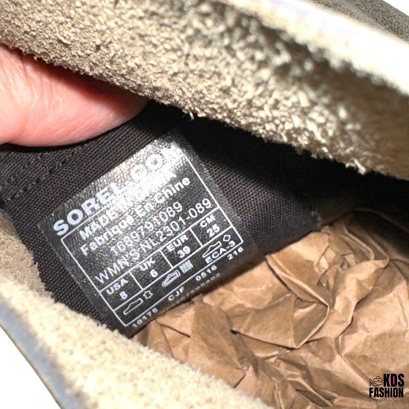 Sorel “Addington” Tall Dark Grey/Black Waterproof Boots 8 - Picture 12 of 15